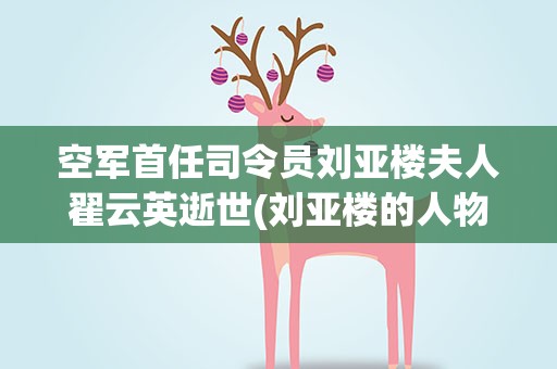空军首任司令员刘亚楼夫人翟云英逝世(刘亚楼的人物生平)