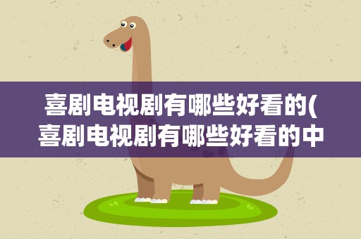 喜剧电视剧有哪些好看的(喜剧电视剧有哪些好看的中国)