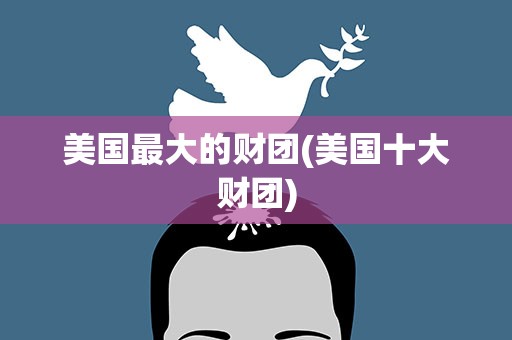 美国最大的财团(美国十大财团)