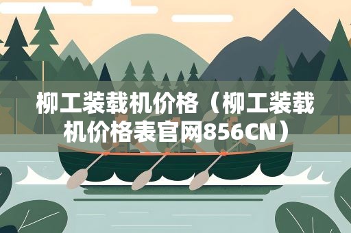 柳工装载机价格（柳工装载机价格表官网856CN）