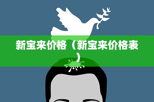 新宝来价格（新宝来价格表）