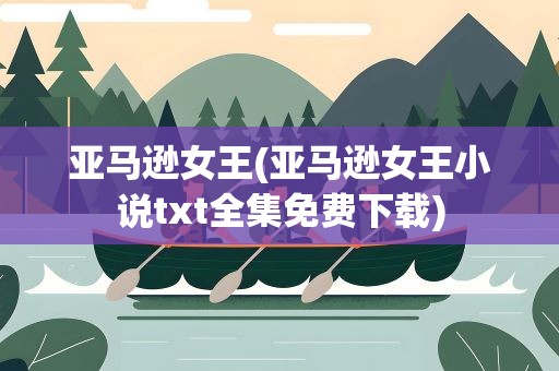 亚马逊女王(亚马逊女王小说txt全集免费下载)