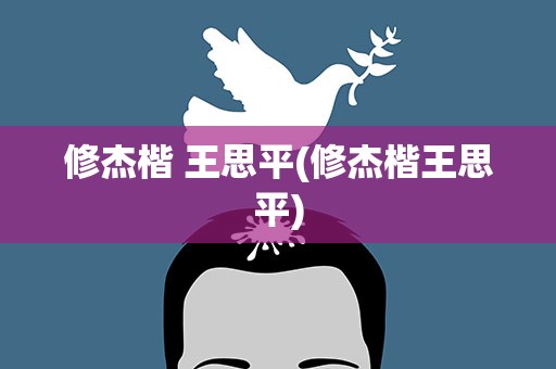修杰楷 王思平(修杰楷王思平)
