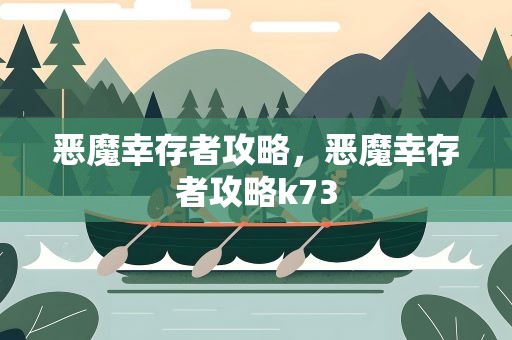 恶魔幸存者攻略，恶魔幸存者攻略k73