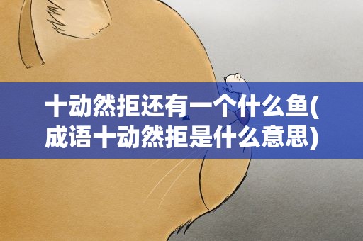 十动然拒还有一个什么鱼(成语十动然拒是什么意思)