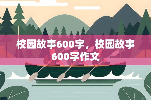校园故事600字，校园故事600字作文