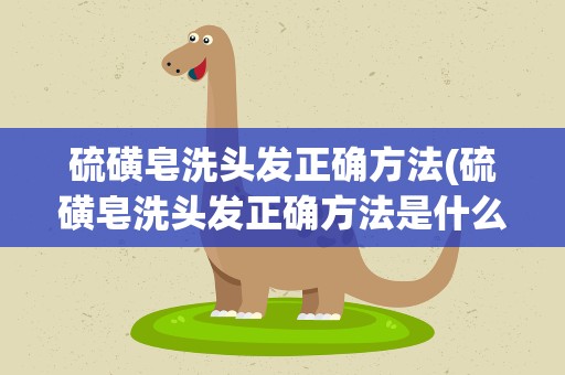 硫磺皂洗头发正确方法(硫磺皂洗头发正确方法是什么)