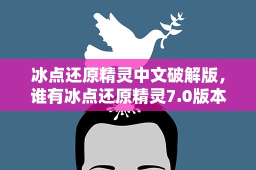 冰点还原精灵中文破解版，谁有冰点还原精灵7.0版本破解版和密钥