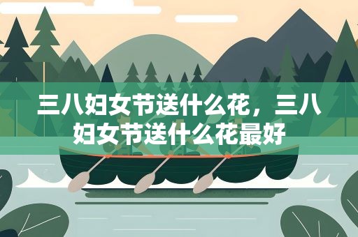 三八妇女节送什么花，三八妇女节送什么花最好