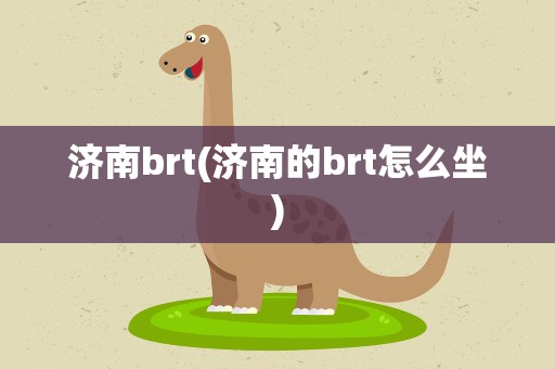 济南brt(济南的brt怎么坐)