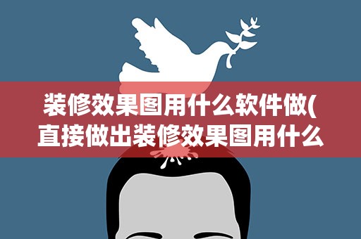 装修效果图用什么软件做(直接做出装修效果图用什么软件)