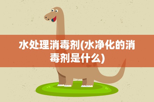 水处理消毒剂(水净化的消毒剂是什么)