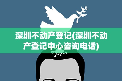 深圳不动产登记(深圳不动产登记中心咨询电话)
