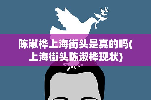 陈淑桦上海街头是真的吗(上海街头陈淑桦现状)