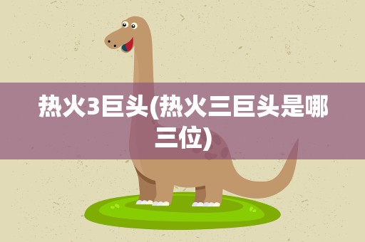 热火3巨头(热火三巨头是哪三位)