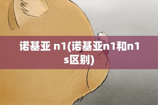 诺基亚 n1(诺基亚n1和n1s区别)