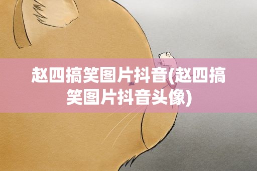 赵四搞笑图片抖音(赵四搞笑图片抖音头像)