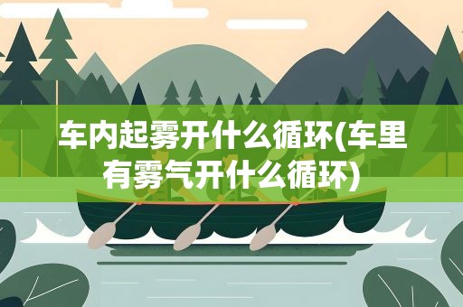 车内起雾开什么循环(车里有雾气开什么循环)