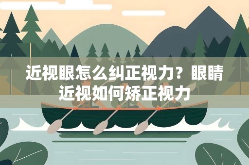 近视眼怎么纠正视力？眼睛近视如何矫正视力