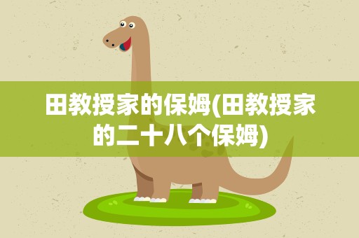 田教授家的保姆(田教授家的二十八个保姆)