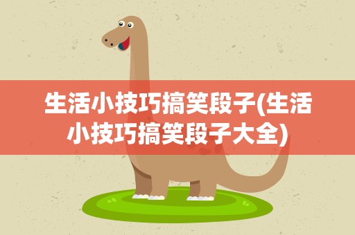 生活小技巧搞笑段子(生活小技巧搞笑段子大全)