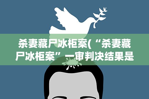 杀妻藏尸冰柜案(“杀妻藏尸冰柜案”一审判决结果是怎样的)