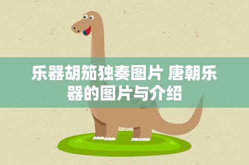 乐器胡笳独奏图片 唐朝乐器的图片与介绍