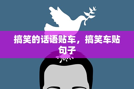 搞笑的话语贴车，搞笑车贴句子