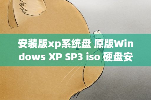 安装版xp系统盘 原版Windows XP SP3 iso 硬盘安装系统