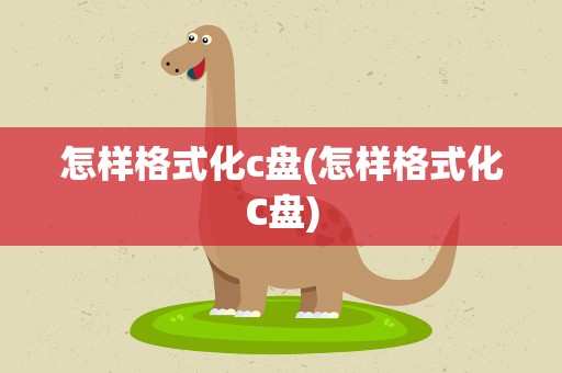 怎样格式化c盘(怎样格式化C盘)