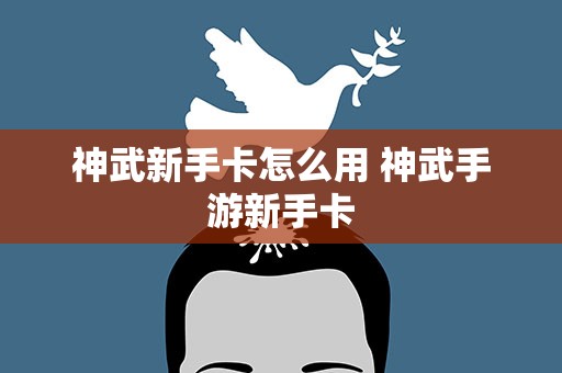 神武新手卡怎么用 神武手游新手卡