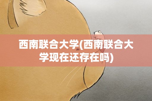 西南联合大学(西南联合大学现在还存在吗)