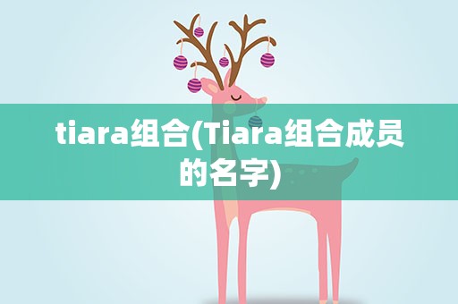 tiara组合(Tiara组合成员的名字)