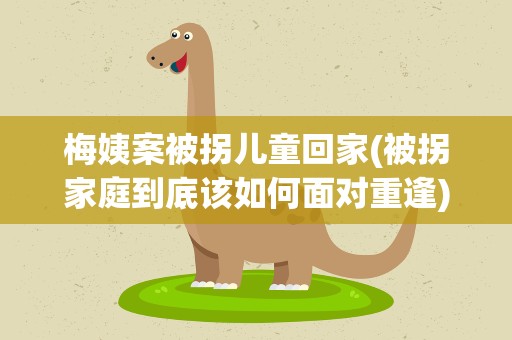 梅姨案被拐儿童回家(被拐家庭到底该如何面对重逢)
