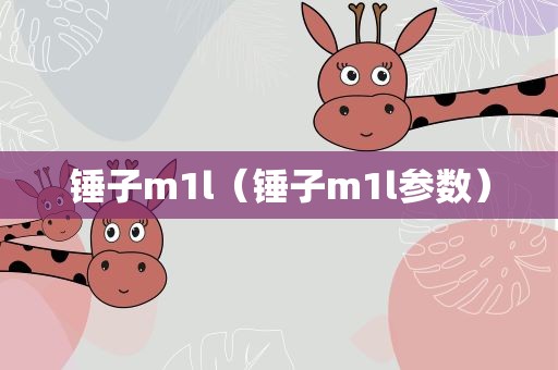 锤子m1l（锤子m1l参数）