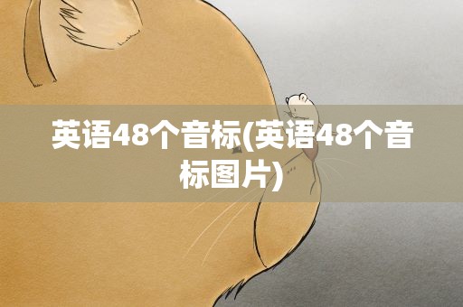 英语48个音标(英语48个音标图片)