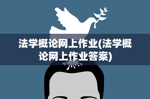 法学概论网上作业(法学概论网上作业答案)