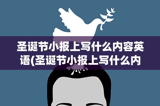 圣诞节小报上写什么内容英语(圣诞节小报上写什么内容英语版)