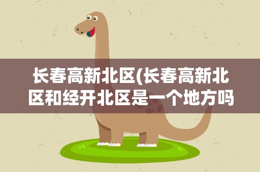 长春高新北区(长春高新北区和经开北区是一个地方吗)