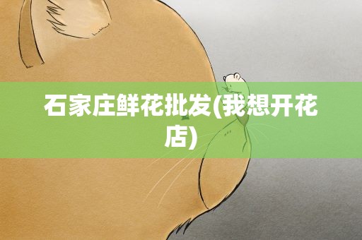 石家庄鲜花批发(我想开花店)