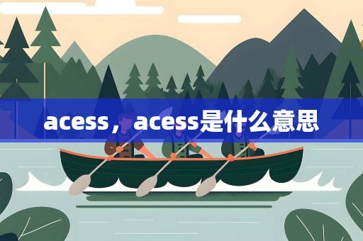 acess，acess是什么意思