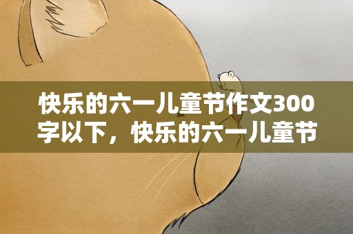 快乐的六一儿童节作文300字以下，快乐的六一儿童节作文300字以上