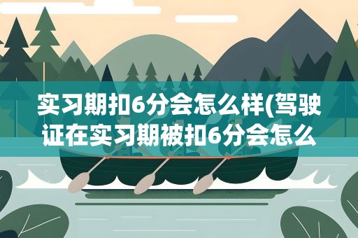 实习期扣6分会怎么样(驾驶证在实习期被扣6分会怎么样)