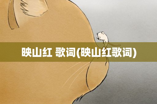 映山红 歌词(映山红歌词)