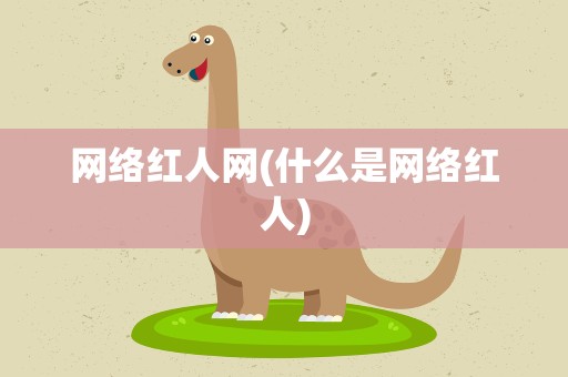网络红人网(什么是网络红人)