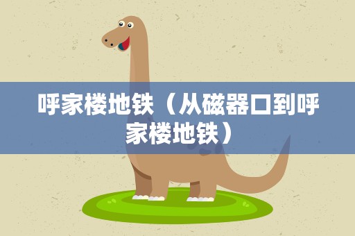 呼家楼地铁（从磁器口到呼家楼地铁）