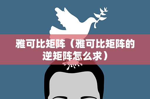 雅可比矩阵（雅可比矩阵的逆矩阵怎么求）
