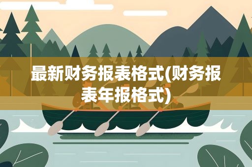 最新财务报表格式(财务报表年报格式)