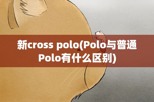 新cross polo(Polo与普通Polo有什么区别)