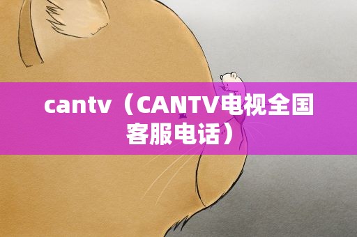 cantv（CANTV电视全国客服电话）